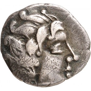 Pictons / Bituriges. Drachme au cavalier ND (fin du IIe - début du Ier siècle avant J.-C.).