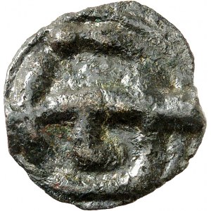 Séquanes. Potin au taureau chargeant, type A.9.2 ND (Ier siècle avant J.-C.).