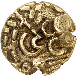 Nerviens. Statère à l’epsilon, variété 2 ND (IIe - Ier siècle avant J.-C.).