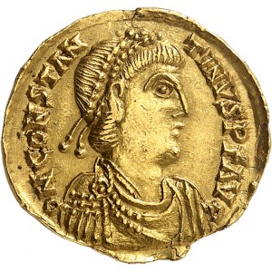 Constantin III (407-411). Solidus 408-411, Trèves.