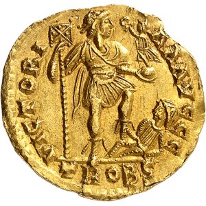 Constantin III (407-411). Solidus 408-411, Trèves.