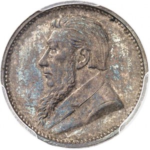 Afrique du sud (République d’). 3 pence 1895.