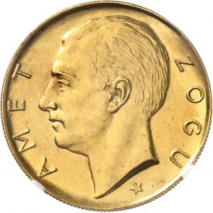 Ahmed Zogu, président (1925-1928). 100 franga (1 étoile) 1927, R, Rome.