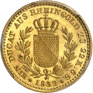 Bade, Léopold Ier (1830-1852). Ducat 1832.