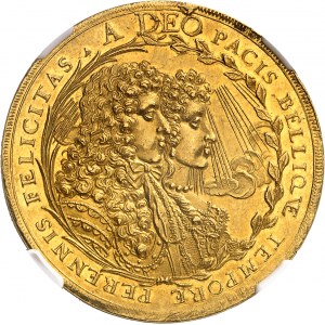 Bavière, Maximilien II Emmanuel (1679-1726). 5 ducats, mariage de Maximilien II Emmanuel avec Maria Antonia ND (1685), Munich.