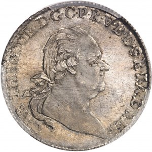 Bavière, Charles-Théodore (1777-1799). Thaler 1793 AS, Mannheim.
