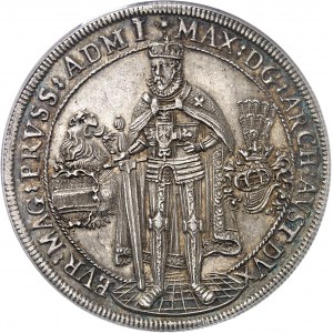Ordre Teutonique, Maximilien III (1590-1618). Thaler 1603, Hall.