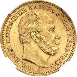 Prusse, Guillaume Ier (1861-1888). 20 mark 1888, A, Berlin.