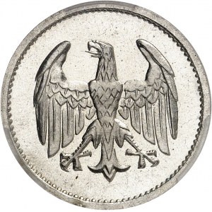 République de Weimar (Empire allemand) (1918-1933). 1 mark, Flan bruni (PROOF) 1924, F, Stuttgart.