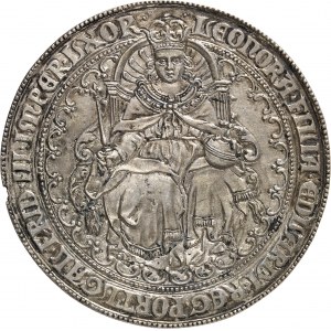 Saint-Empire romain (962-1806). Médaille d’argent, dite médaille juive de Prague (Prague Jewish medal - Judenmedaille), Éléonore de Portugal ND (1620-1650), Prague.