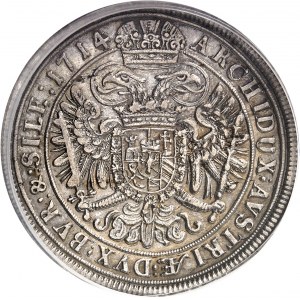 Charles VI (1711-1740). Thaler 1714/3, Breslau (Wroclaw).