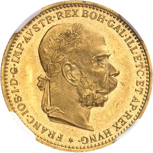 François-Joseph Ier (1848-1916). 20 corona 1895 - MDCCCXCV, Vienne.