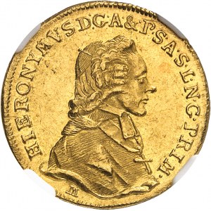 Salzbourg (évêché de), Jérôme de Colloredo (1772-1803). Ducat 1789 M, Vienne.