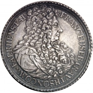 Trautson (principauté de), François-Eusèbe (1663-1728). Thaler 1708 MM, Vienne.