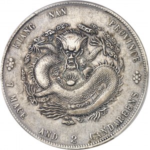 Empire de Chine, Guangxu (Kwang Hsu) (1875-1908), province de Jiangnan (kiangnan). Dollar (7 mace et 2 candareens) ND (1905) SY, Nanking.