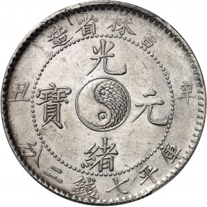 Empire de Chine, Guangxu (Kwang Hsu) (1875-1908), province de Jilin (Kirin). Dollar (7 [mace] et 2 candarins) ND (1901), Kirin.
