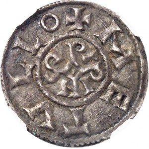 Pépin II d’Aquitaine (839-852). Denier ND (839-852), Melle.