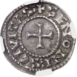 Charles II le Chauve (840-877). Denier ND (840-877), Sens.
