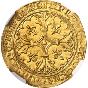 Jean II le Bon (1350-1364). Royal d’or, 2e émission ND (1359).