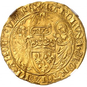 Charles VI (1380-1422). Salut d’or ND (1421), Paris.