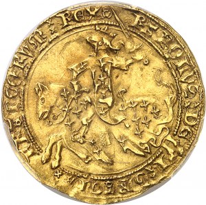 Charles VII (1422-1461). Franc à cheval ND (c.1424), Montpellier.
