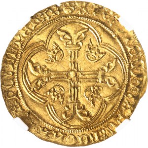 Louis XI (1461-1483). Écu d’or à la couronne, 1ère émission ND (1461), Montpellier.