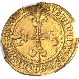 Louis XII (1498-1514). Écu d’or au soleil du Dauphiné ND (1498-1501), Montélimar.