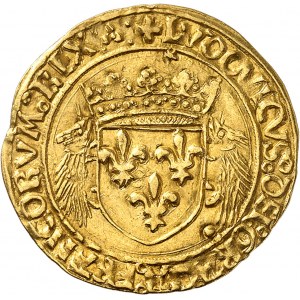 Louis XII (1498-1514). Écu d’or au porc-épic ND (1513-1515), Lyon.