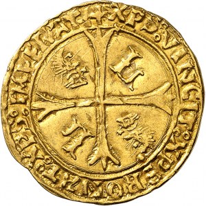 Louis XII (1498-1514). Écu d’or au porc-épic ND (1513-1515), Lyon.