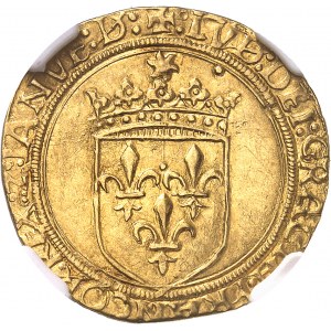 Gênes, Louis XII (1499-1512). Écu d’or au soleil, seconde période d’occupation de Gênes ND (1507-1512), Gênes.