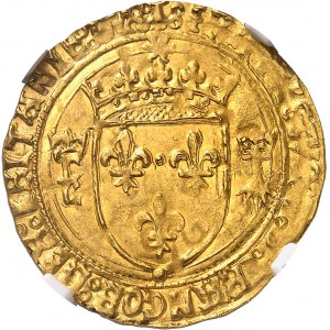 François Ier (1515-1547). Écu d’or au soleil de Bretagne, 2e type ND (1515-1540), R, Rennes.