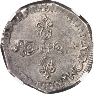 Henri IV (1589-1610). Demi-franc 1594, D, Lyon.