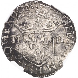 Louis XIII (1610-1643). Quart d’écu, 1er type 1625, H, La Rochelle.