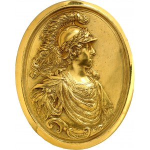 Louis XIII (1610-1643). Médaillon ou Médaille artistique en Or, Louis XIII et Marie de Médicis, attribué à Guillaume Dupré ND (1620-1622), Paris.