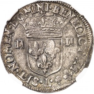 Louis XIV (1643-1715). Quart d’écu, 1er type 1647, L, Bayonne.