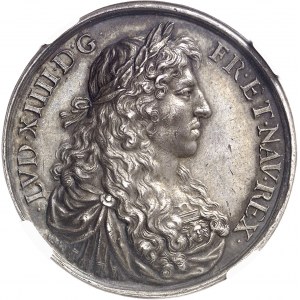 Louis XIV (1643-1715). Médaille, mariage de Louis XIV et de Marie-Thérèse d’Espagne ND (1660), Paris.