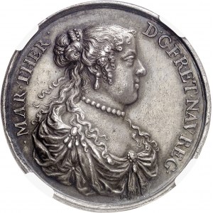 Louis XIV (1643-1715). Médaille, mariage de Louis XIV et de Marie-Thérèse d’Espagne ND (1660), Paris.