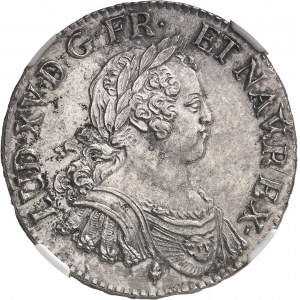 Louis XV (1715-1774). Écu aux huit L 1725, O, Riom.