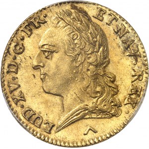 Louis XV (1715-1774). Double louis d’or à la vieille tête 1773, W, Lille.