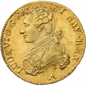 Louis XVI (1774-1792). Double louis d’or aux lunettes 1784, W, Lille.