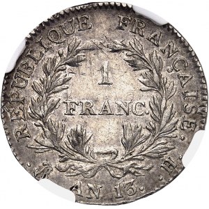 Premier Empire / Napoléon Ier (1804-1814). 1 franc calendrier révolutionnaire An 13, H, La Rochelle.