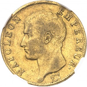 Premier Empire / Napoléon Ier (1804-1814). 40 francs République, tête nue 1806, M, Toulouse.