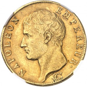 Premier Empire / Napoléon Ier (1804-1814). 40 francs République, tête nue 1806, W, Lille.