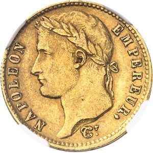 Premier Empire / Napoléon Ier (1804-1814). 20 francs Empire 1811, K, Bordeaux.