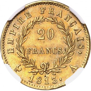 Premier Empire / Napoléon Ier (1804-1814). 20 francs Empire 1813, A, Paris.