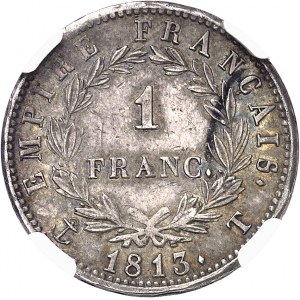 Premier Empire / Napoléon Ier (1804-1814). 1 franc Empire 1813, T, Nantes.