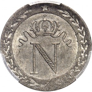 Premier Empire / Napoléon Ier (1804-1814). 10 centimes à l’N couronnée 1808, Paris.