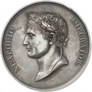 Premier Empire / Napoléon Ier (1804-1814). Médaille, fêtes du couronnement de Napoléon Ier par Galle et Jeuffroy AN XIII (1804), Paris.