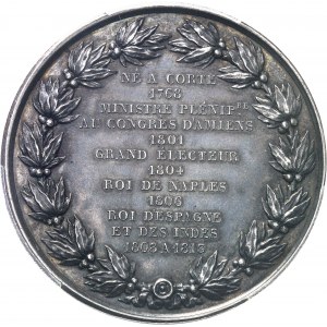 Premier Empire / Napoléon Ier (1804-1814). Médaille, Joseph Napoléon prince français par E. Dubois ND (1832), Paris.