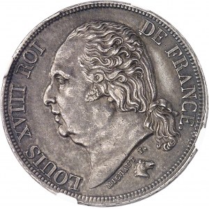 Louis XVIII (1814-1824). 2 francs 1822, A, Paris.